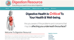 Desktop Screenshot of digestionresource.com